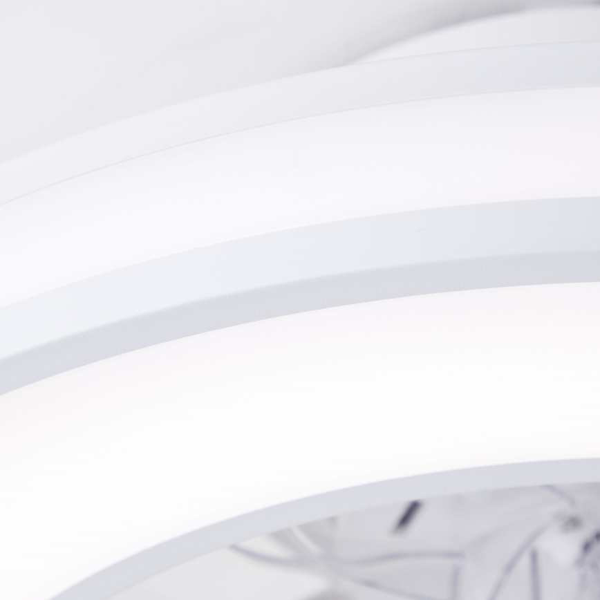 Brilliant - LED RGBW Stmievateľný stropný ventilátor MONDELLO LED/26W/230V 2700-6500K pr. 41,5 cm biela + diaľkové ovládanie