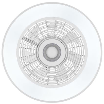 Brilliant - LED RGBW stmievateľné stropné svietidlo s ventilátorom CATANIA LED/37W/230V 2700-6500K pr. 48,6 cm biele + diaľkové ovládanie