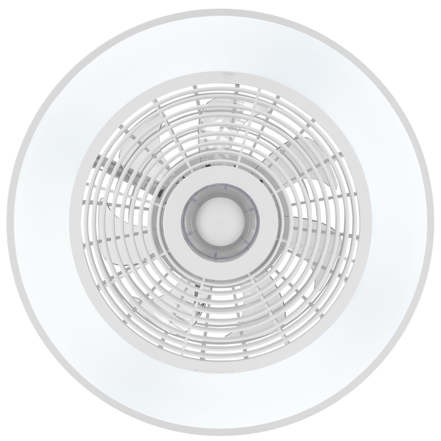 Brilliant - LED RGBW stmievateľné stropné svietidlo s ventilátorom CATANIA LED/37W/230V 2700-6500K pr. 48,6 cm biele + diaľkové ovládanie