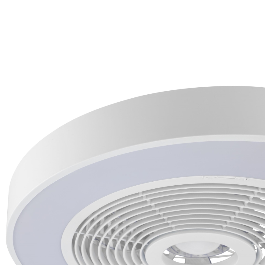 Brilliant - LED RGBW stmievateľné stropné svietidlo s ventilátorom CATANIA LED/37W/230V 2700-6500K pr. 48,6 cm biele + diaľkové ovládanie