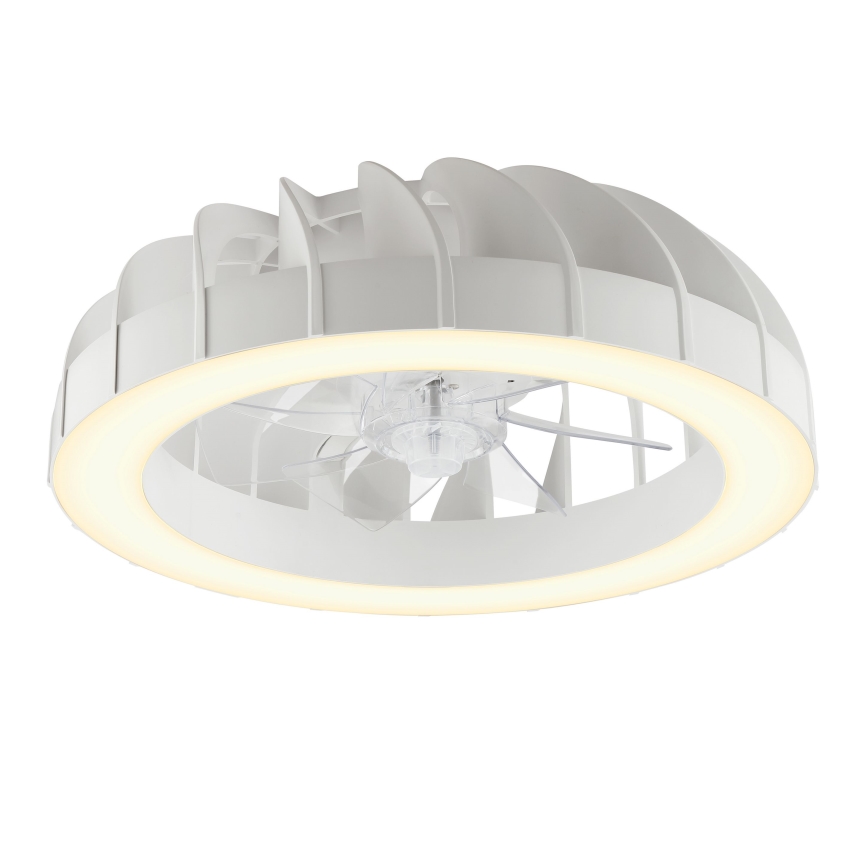 Brilliant - LED RGBW Stmievačná stropná ventilátor s osvetlením FANORA LED/30W/230V 2700-6500K pr. 46 cm biela + diaľkové ovládanie
