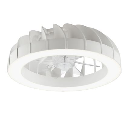 Brilliant - LED RGBW Stmievačná stropná ventilátor s osvetlením FANORA LED/30W/230V 2700-6500K pr. 46 cm biela + diaľkové ovládanie
