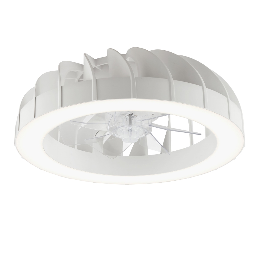 Brilliant - LED RGBW Stmievačná stropná ventilátor s osvetlením FANORA LED/30W/230V 2700-6500K pr. 46 cm biela + diaľkové ovládanie