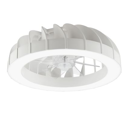 Brilliant - LED RGBW Stmievačná stropná ventilátor s osvetlením FANORA LED/30W/230V 2700-6500K pr. 46 cm biela + diaľkové ovládanie