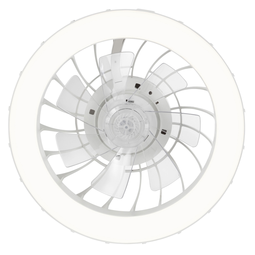 Brilliant - LED RGBW Stmievačná stropná ventilátor s osvetlením FANORA LED/30W/230V 2700-6500K pr. 46 cm biela + diaľkové ovládanie
