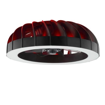 Brilliant - LED RGBW Stmievačná stropná ventilátor s osvetlením FANORA LED/30W/230V 2700-6500K pr. 46 cm čierna + diaľkové ovládanie
