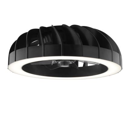 Brilliant - LED RGBW Stmievačná stropná ventilátor s osvetlením FANORA LED/30W/230V 2700-6500K pr. 46 cm čierna + diaľkové ovládanie