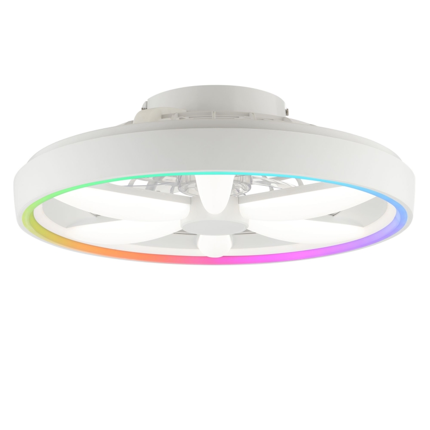 Brilliant - LED RGBW Stmievateľný stropný ventilátor so svetlom GAIANO LED/48W/230V 2700-6500K biela + diaľkové ovládanie