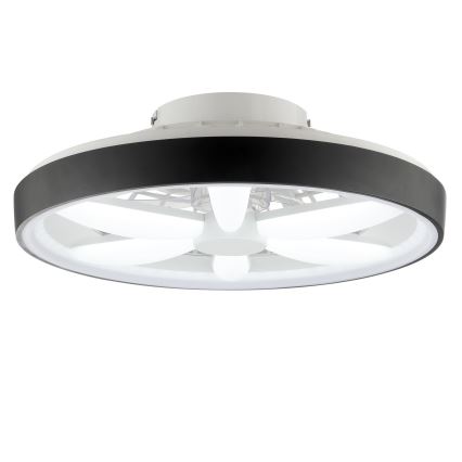 Brilliant - LED RGBW Stmievateľný stropný ventilátor so svetlom GAIANO LED/48W/230V 2700-6500K čierna + diaľkové ovládanie