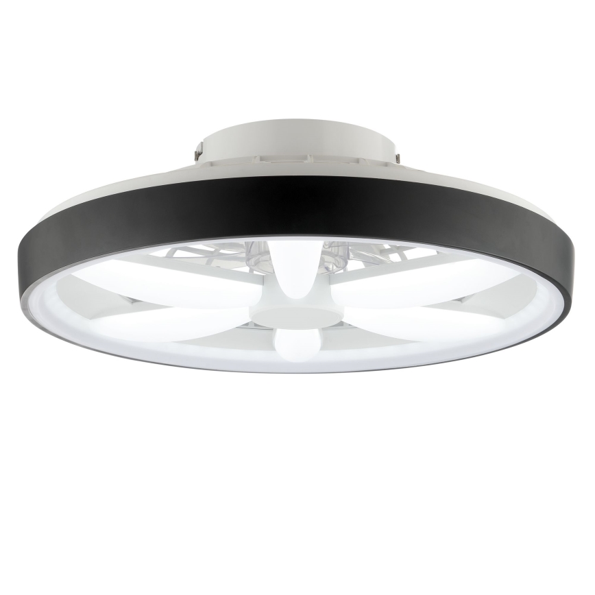 Brilliant - LED RGBW Stmievateľný stropný ventilátor so svetlom GAIANO LED/48W/230V 2700-6500K čierna + diaľkové ovládanie