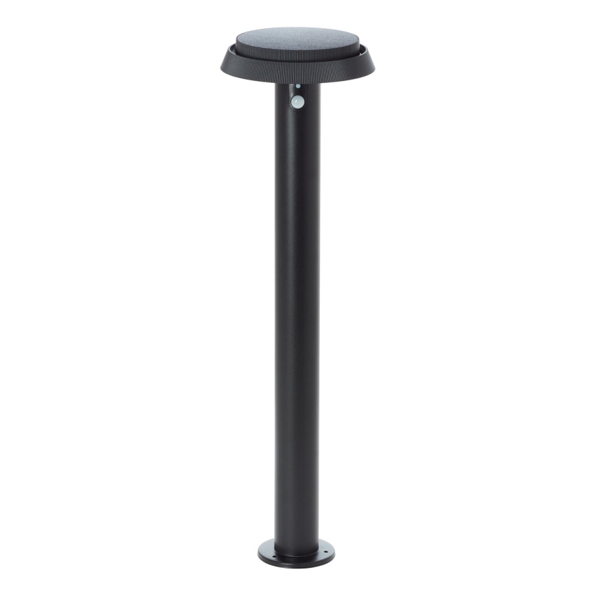 Brilliant - LED Solárna lampa so senzorom ALVERO LED/4W/3,7V 2000 mAh 70 cm IP44 čierna