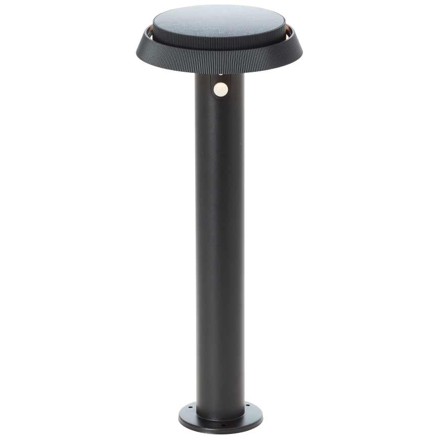 Brilliant - LED Solárna lampa so senzorom ALVERO LED/4W/3,7V 50 cm IP44 čierna