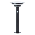 Brilliant - LED Solárna lampa so senzorom GARVINA LED/3W/3,7V 2000 mAh 45 cm IP44 čierna