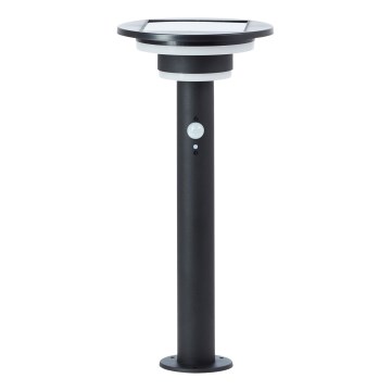Brilliant - LED Solárna lampa so senzorom GARVINA LED/3W/3,7V 45 cm IP44 čierna