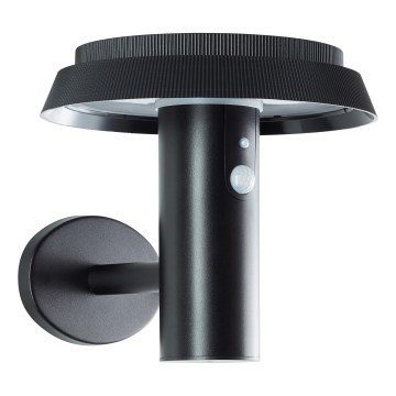 Brilliant - LED Solárne nástenné svietidlo so senzorom ALVERO LED/4W/3,7V IP44