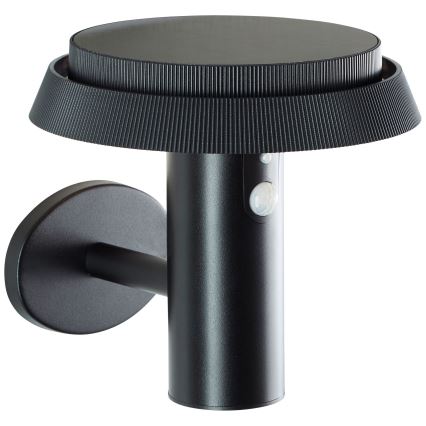 Brilliant - LED Solárne nástenné svietidlo so senzorom ALVERO LED/4W/3,7V IP44