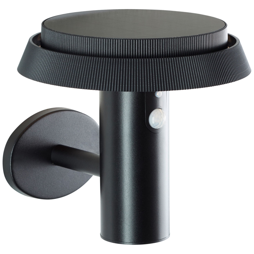 Brilliant - LED Solárne nástenné svietidlo so senzorom ALVERO LED/4W/3,7V IP44