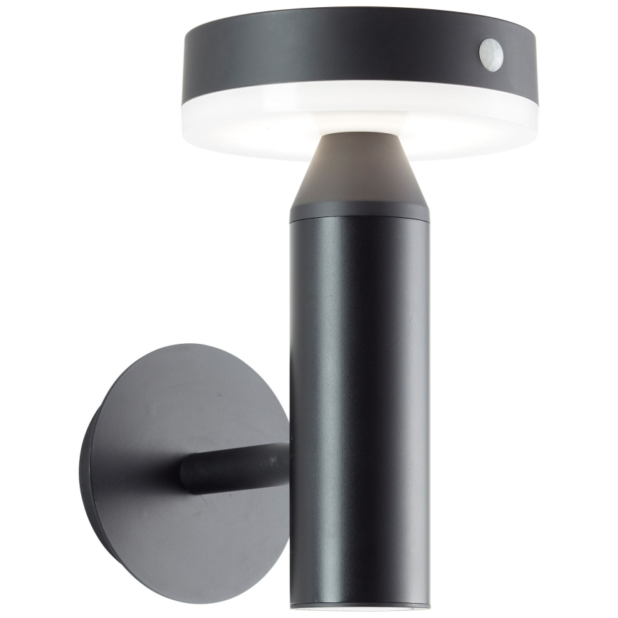 Brilliant - LED Solárne nástenné svietidlo so senzorom MAGUA LED/4W/3,7V IP44