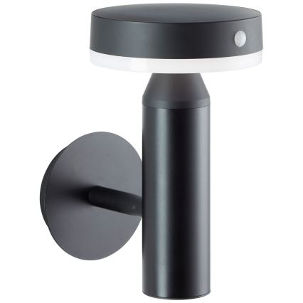 Brilliant - LED Solárne nástenné svietidlo so senzorom MAGUA LED/4W/3,7V IP44