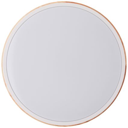 Brilliant - LED Stmievateľné stropné svietidlo BAARLO LED/24W/230V pr. 35 cm biela/gumovník - FSC certifikované