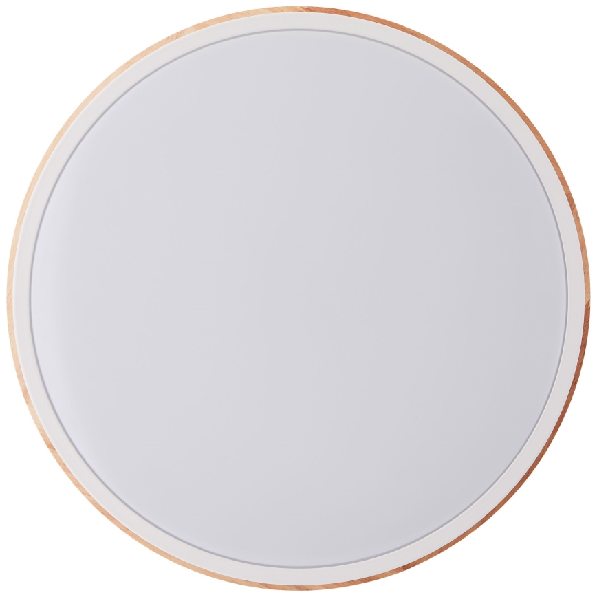 Brilliant - LED Stmievateľné stropné svietidlo BAARLO LED/24W/230V pr. 35 cm biela/gumovník - FSC certifikované