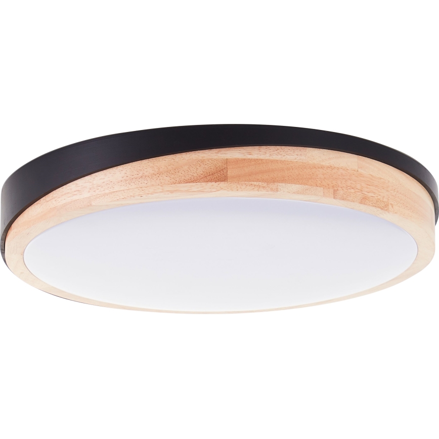 Brilliant - LED Stmievateľné stropné svietidlo BAARLO LED/24W/230V pr. 35 cm čierna/gumovník - FSC certifikované
