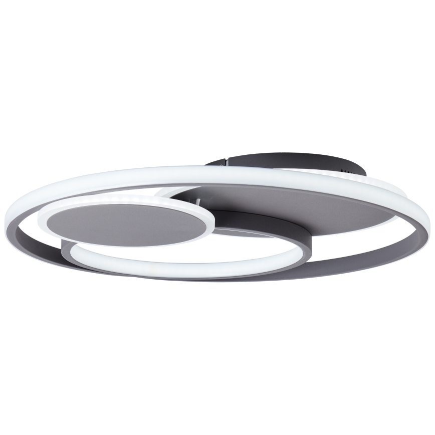 Brilliant - LED Stmievateľné stropné svietidlo RUNDA LED/50W/230V 3000-6500K čierna + diaľkové ovládanie