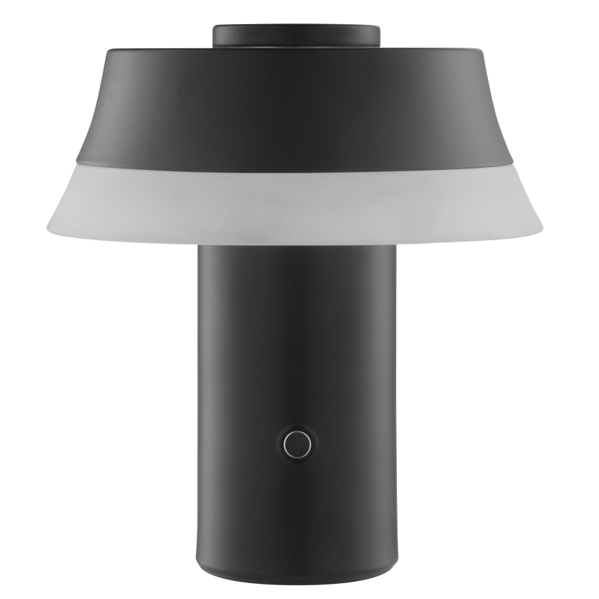 Brilliant - LED Stmievateľná nabíjacia dotyková stolová lampa KINICH LED/2,5W/5V 2700K 2600 mAh čierna