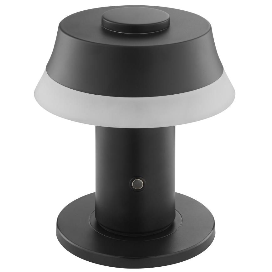 Brilliant - LED Stmievateľná nabíjacia dotyková stolová lampa KINICH LED/2,5W/5V 2700K 2600 mAh čierna