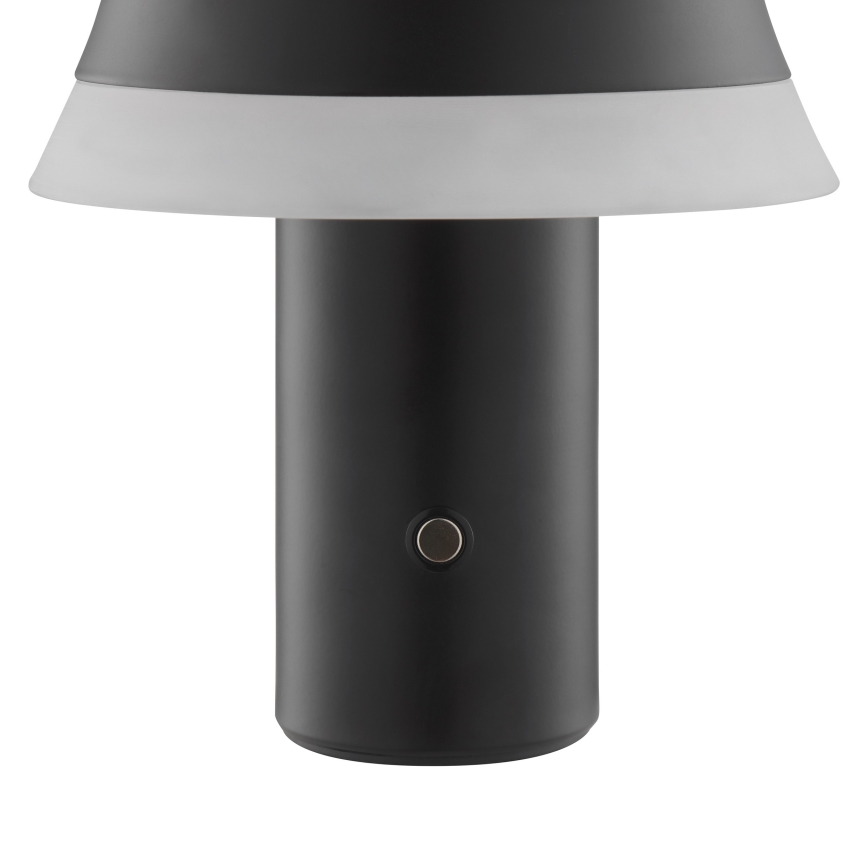 Brilliant - LED Stmievateľná nabíjacia dotyková stolová lampa KINICH LED/2,5W/5V 2700K 2600 mAh čierna