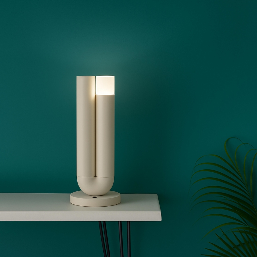 Brilliant - stmievateľná nabíjacia dotyková vonkajšia LED stolová lampa SAYU LED/2,5W/5V 2700K 2600 mAh IP44 sivá