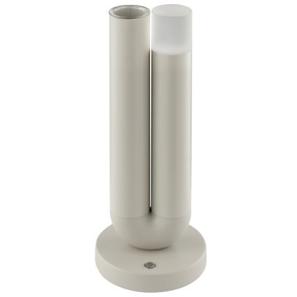 Brilliant - stmievateľná nabíjacia dotyková vonkajšia LED stolová lampa SAYU LED/2,5W/5V 2700K 2600 mAh IP44 sivá