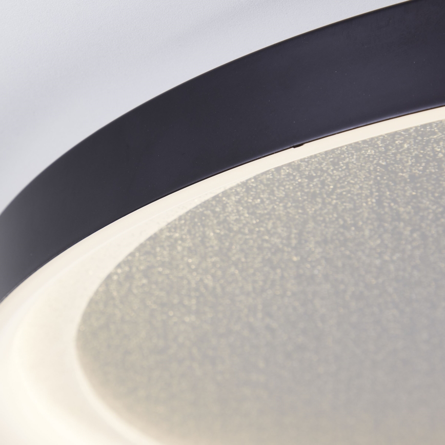 Brilliant - LED Stmievateľné stropné svietidlo QUITO LED/30W/230V 3000K pr. 42 cm čierna