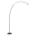 Brilliant - LED Stmievateľná dotyková stojacia lampa BOW LED/14W/230V 3000/4000/6500K čierna