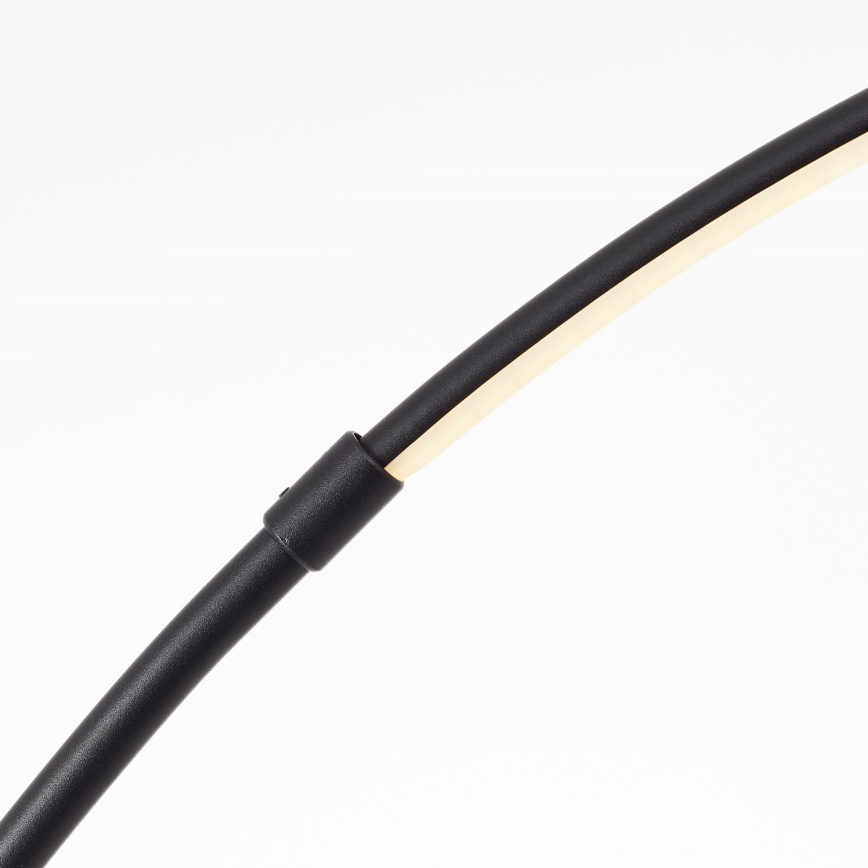 Brilliant - LED Stmievateľná dotyková stojacia lampa BOW LED/14W/230V 3000/4000/6500K čierna