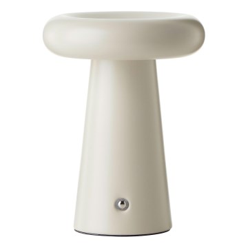 Brilliant - LED Stmievateľná dotyková stolná lampa MUFFIN LED/3W/5V USB 2600 mAh IP44 krém