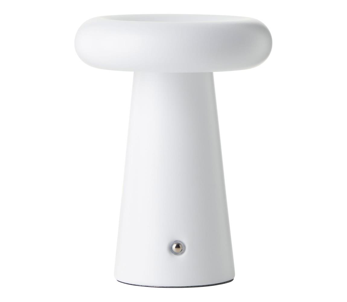 Brilliant Brilliant - LED Stmievateľná dotyková stolná lampa MUFFIN LED/3W/5V USB IP44 biela