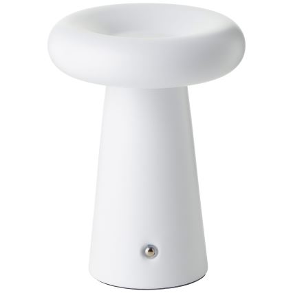 Brilliant - LED Stmievateľná dotyková vonkajšia stolná lampa MUFFIN LED/3W/5V USB 2600 mAh IP44 biela