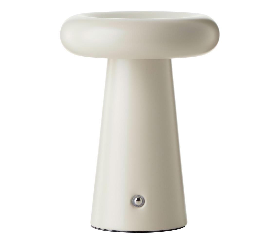 Brilliant Brilliant - LED Stmievateľná dotyková stolná lampa MUFFIN LED/3W/5V USB IP44 krém