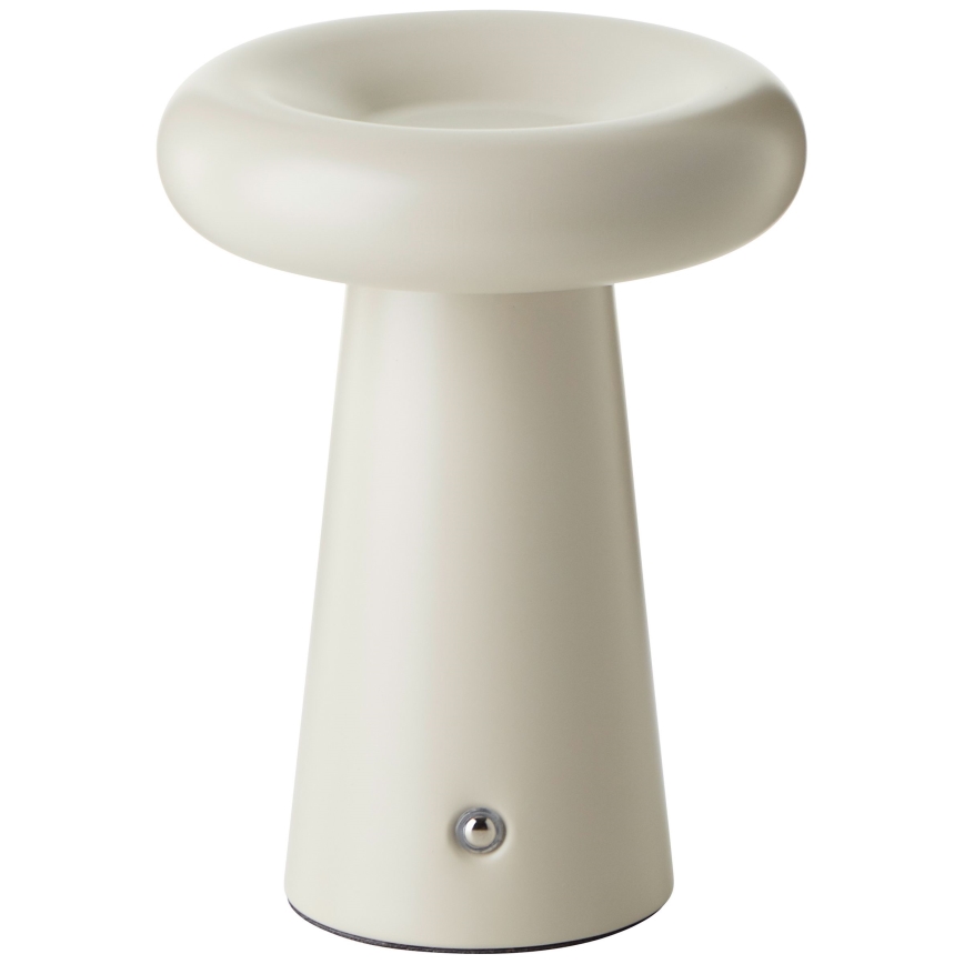 Brilliant - LED Stmievateľná dotyková stolná lampa MUFFIN LED/3W/5V USB 2600 mAh IP44 krém