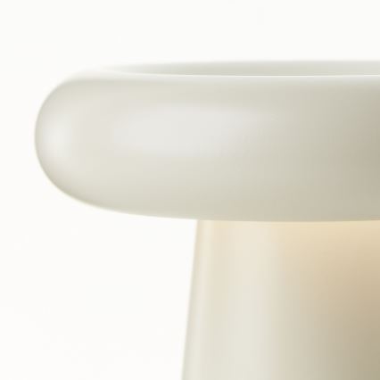 Brilliant - LED Stmievateľná dotyková stolná lampa MUFFIN LED/3W/5V USB 2600 mAh IP44 krém