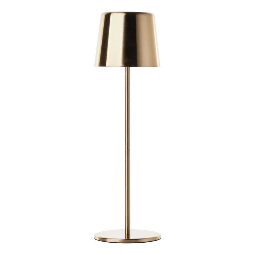 Brilliant - LED Stmievateľná dotyková vonkajšia lampa XAANA LED/4W/5V 3000/4000/6500K 2600 mAh IP44 zlatá
