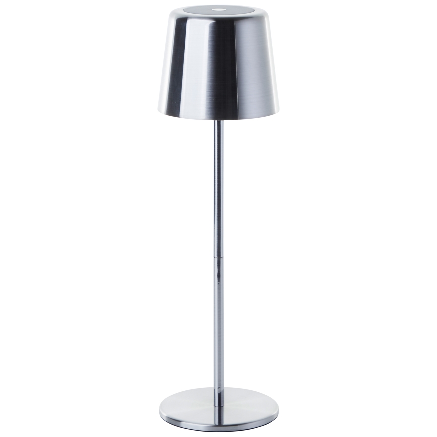Brilliant - LED Stmievateľná dotyková vonkajšia lampa XAANA LED/4W/5V 3000/4000/6500K 2600 mAh IP44 lesklý chróm