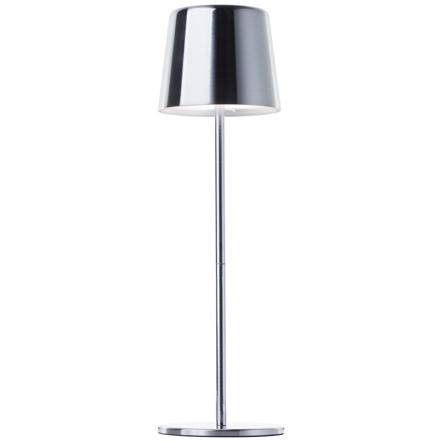Brilliant - LED Stmievateľná dotyková vonkajšia lampa XAANA LED/4W/5V 3000/4000/6500K 2600 mAh IP44 lesklý chróm