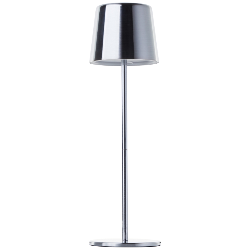 Brilliant - LED Stmievateľná dotyková vonkajšia lampa XAANA LED/4W/5V 3000/4000/6500K 2600 mAh IP44 lesklý chróm