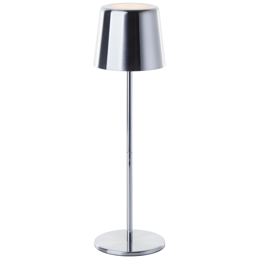 Brilliant - LED Stmievateľná dotyková vonkajšia lampa XAANA LED/4W/5V 3000/4000/6500K 2600 mAh IP44 lesklý chróm