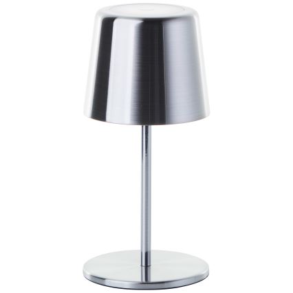Brilliant - LED Stmievateľná dotyková vonkajšia lampa XAANA LED/4W/5V 3000/4000/6500K 2600 mAh IP44 lesklý chróm