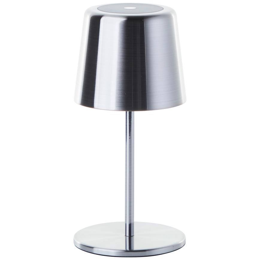 Brilliant - LED Stmievateľná dotyková vonkajšia lampa XAANA LED/4W/5V 3000/4000/6500K 2600 mAh IP44 lesklý chróm