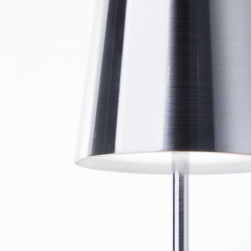 Brilliant - LED Stmievateľná dotyková vonkajšia lampa XAANA LED/4W/5V 3000/4000/6500K 2600 mAh IP44 lesklý chróm