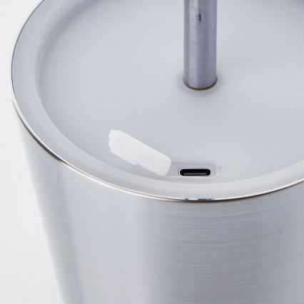 Brilliant - LED Stmievateľná dotyková vonkajšia lampa XAANA LED/4W/5V 3000/4000/6500K 2600 mAh IP44 lesklý chróm